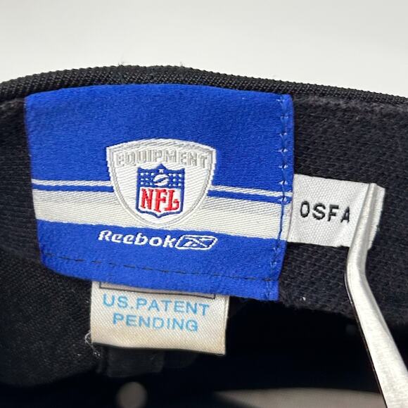 Atlanta Falcons Hat Cap Flex Fitted OSFA Football NFL Reebok 6 Panel Black - Picture 8 of 10